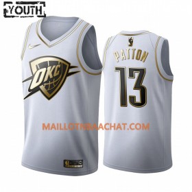 Maillot NBA Oklahoma City Thunder Justin Patton 13 Nike 2019-20 Blanc Golden Edition Swingman - Enfant